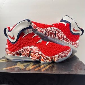 LeBron XVII (17) 4 Red Graffiti